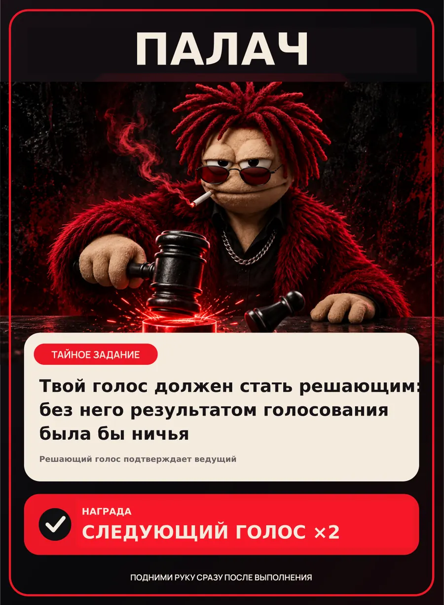 Карта роли Палач